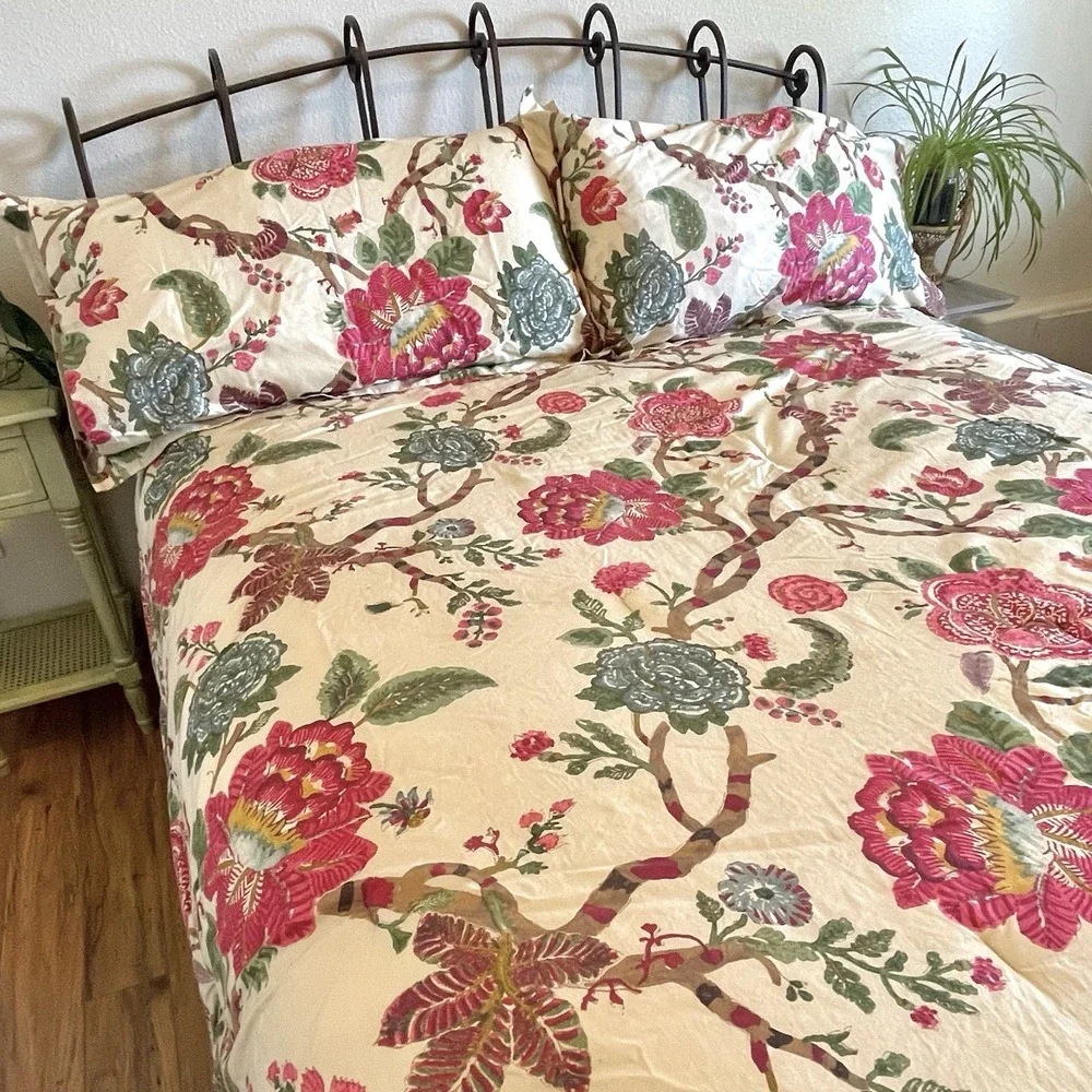 Ralph Lauren Teagan Floral King‎ Comforter Set w 2 Shams Cottage